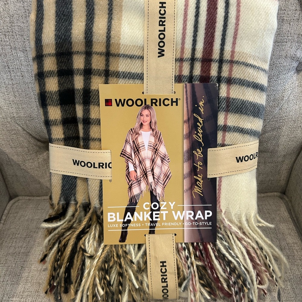 Woolrich Buffalo Check Blanket Wrap